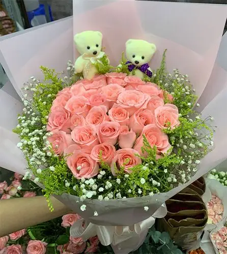 送女朋友33朵玫瑰花祝福语怎么写