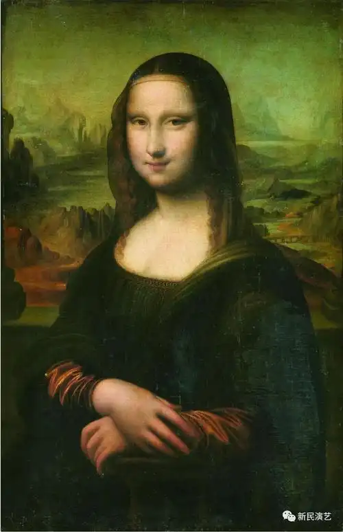 佚名作者的《蒙娜·丽莎》○ 萨莱的《裸体乔康达》这里展出的是"