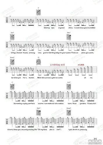 taylorswiftblankspacenancy吉他谱