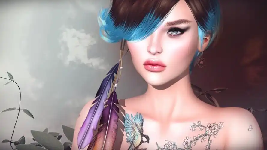 高清3d彩绘美女图片1080p电脑桌面壁纸