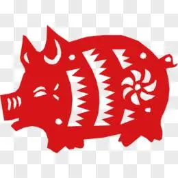 十二生肖剪纸素材