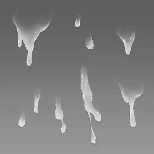 简易粘稠液体滴挂