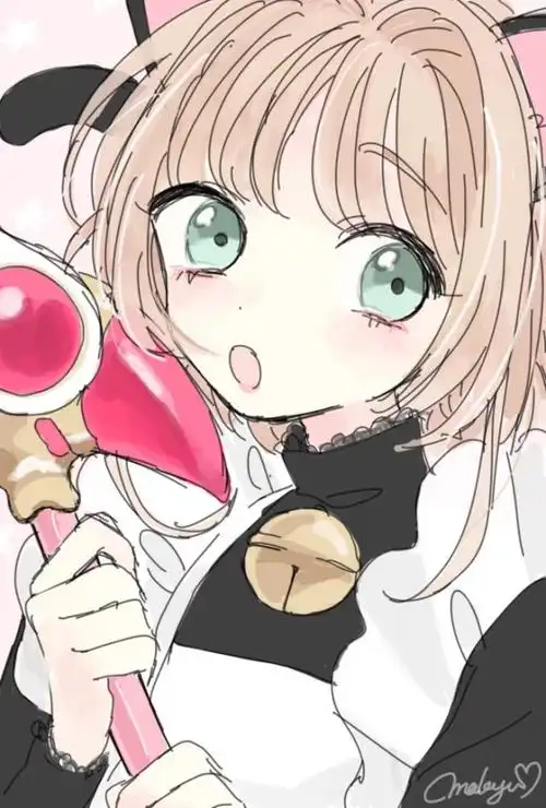 插画 文字 动漫 平铺 萌物 软妹 少女心 粉色 卡通 可爱 人物 萌萌的