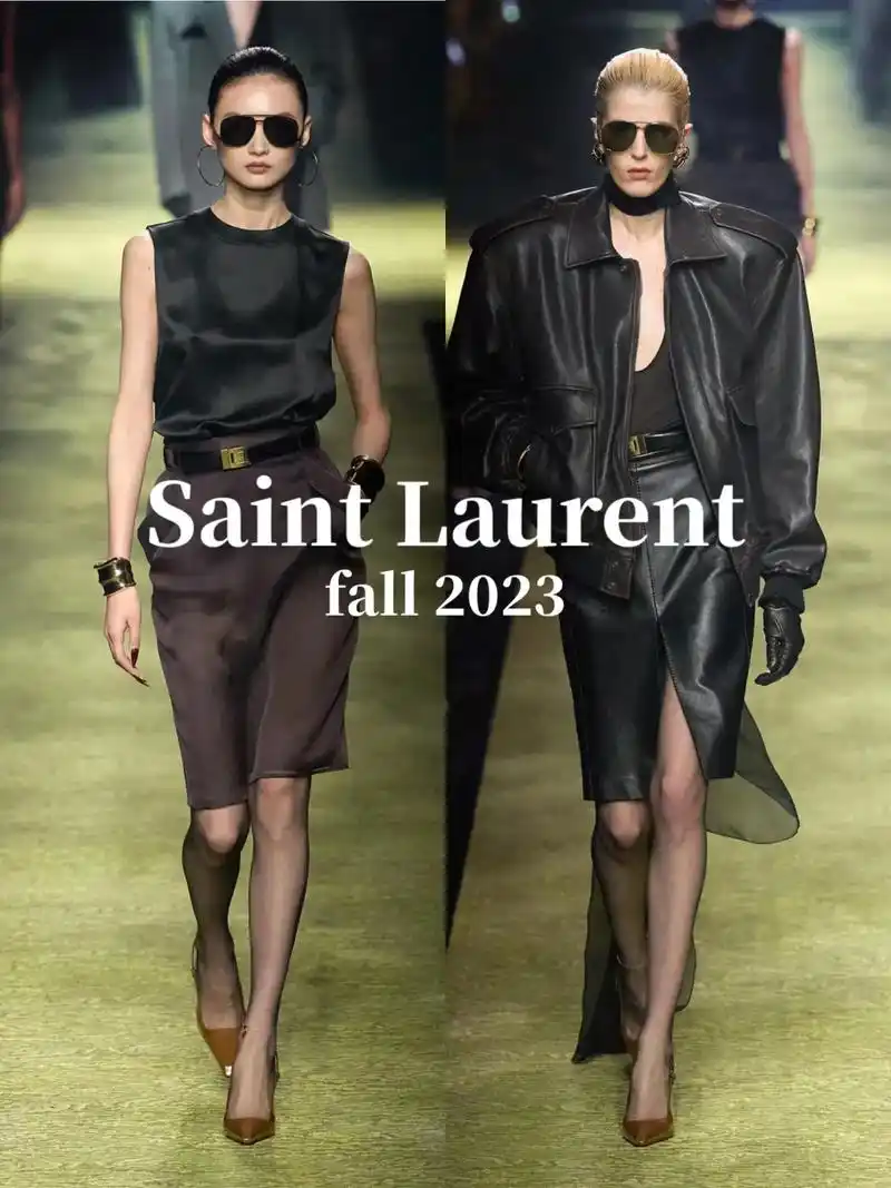 秀场分享|saint laurent.优雅,这就是antho - 抖音