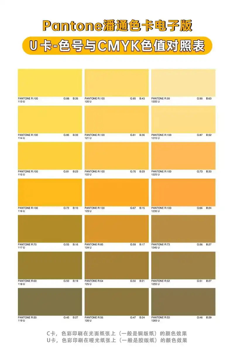 潘通色卡配方电子版 - 抖音