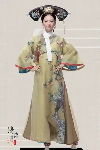 古装影视如懿传同款清朝格格妃子嫔妃旗服宫廷民族服装