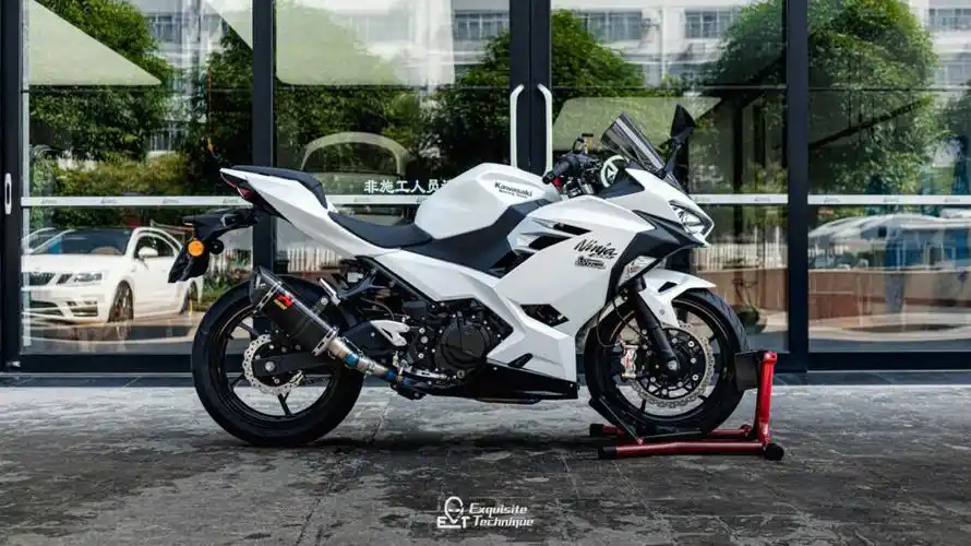 川崎忍者400消光矿石白