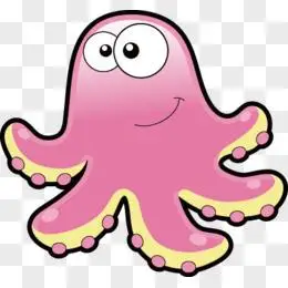 可爱卡通八爪鱼