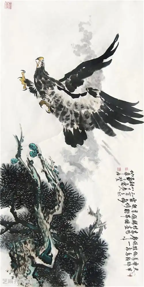 张世简花鸟画作品欣赏