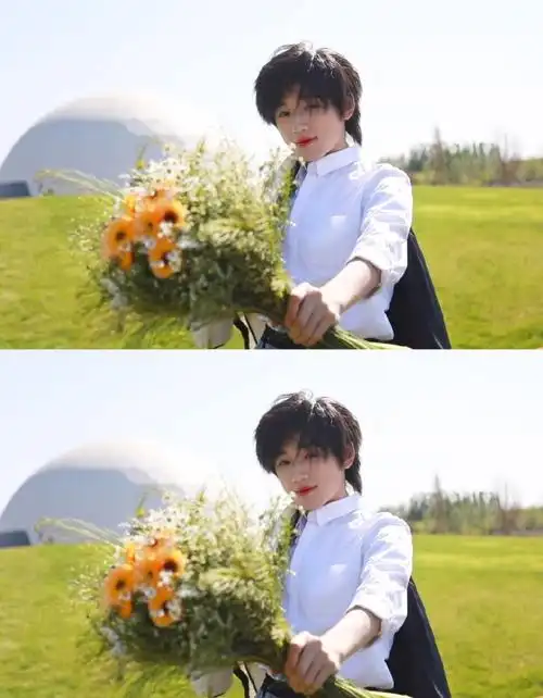 宋亚轩超话98#宋亚轩十七征程如日方升#-少年与花"爱与温柔 并存"