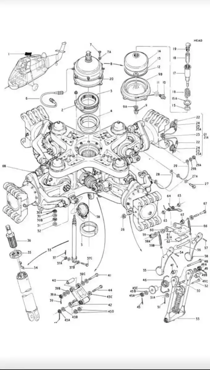直升机05旋翼桨毂全类型解析科普(下)直升机的旋翼桨毂是直升 - 抖