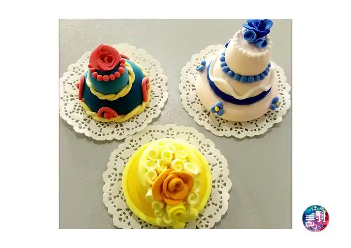 粘土作品——蛋糕盛宴