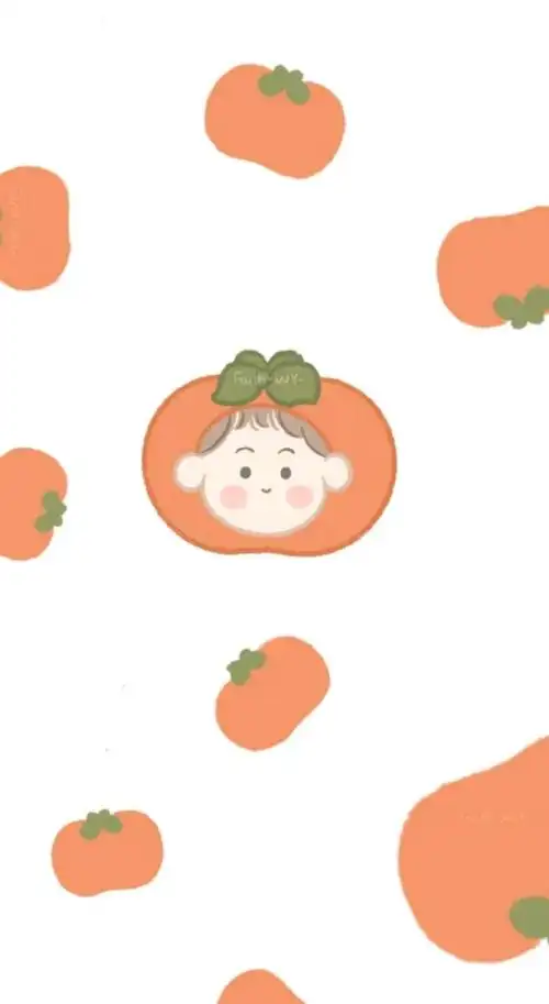 手机壁纸,萌系水果手机屏保