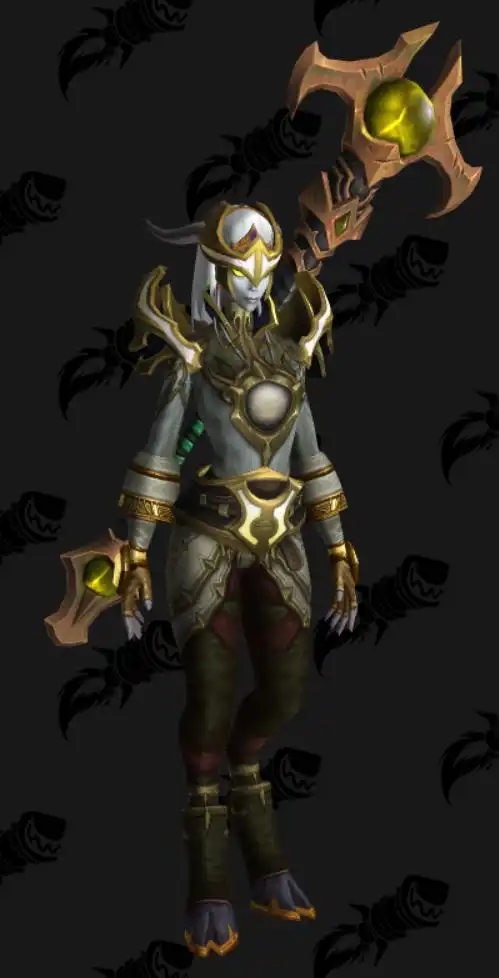 只爱幻化85女光铸德莱尼布甲战士幻化威严的长官秀气的士兵适合袖剑的