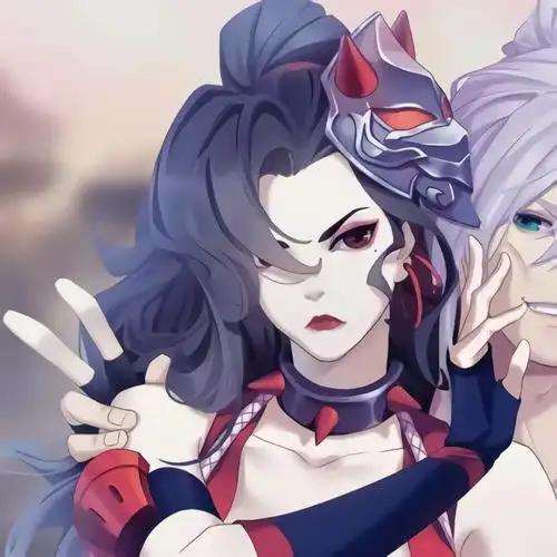 一眼钟情的王者荣耀情侣头像, 动漫卡通情侣头像