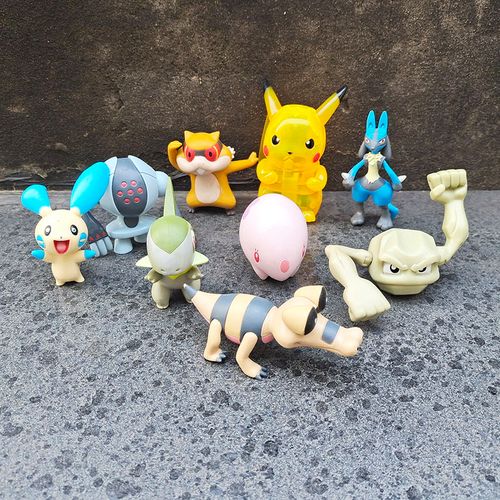 正版口袋妖怪神奇宝贝宠物小精灵第三代皮卡丘正电拍负电拍拍手办