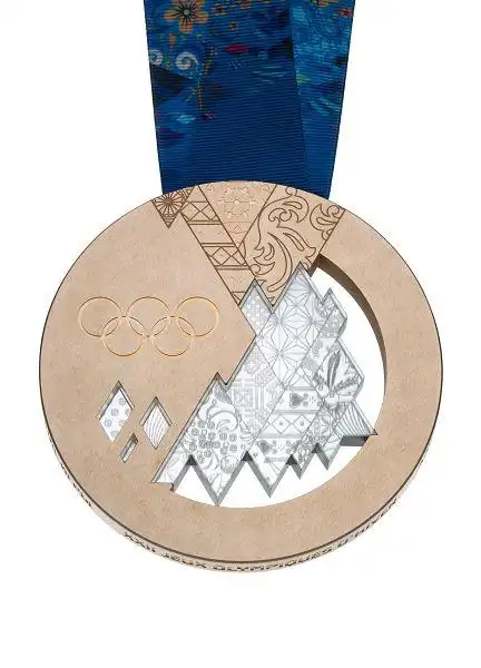 图文索契冬奥会奖牌揭晓冬奥会铜牌特写