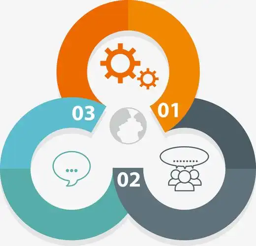 简约商务ppt元素矢量图