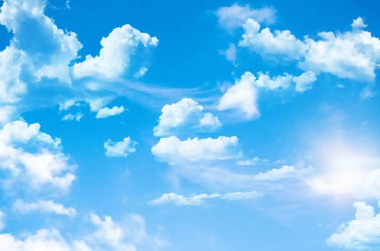 蓝天白云电脑壁纸分享 青青草地的电脑壁纸看腻了吗?