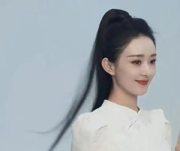 赵丽颖重现楚乔传高马尾