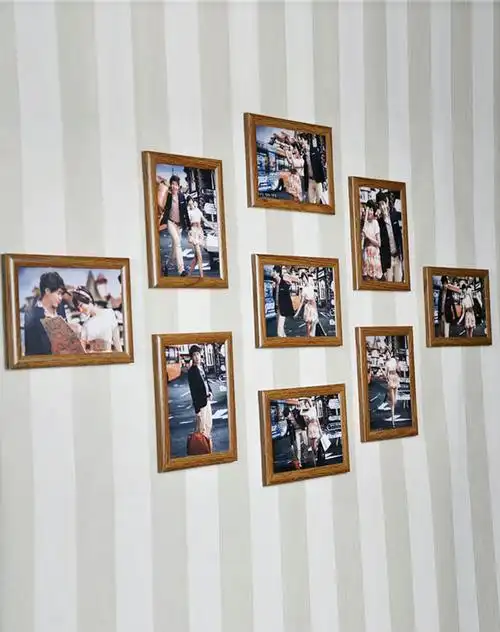 简约卧室客厅九宫格相框组合照片墙套装