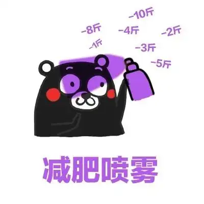 熊本熊表情包喷雾