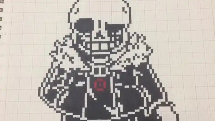 传说之下killersans像素画