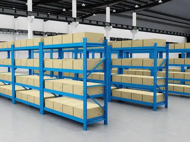 仓库货架效果图