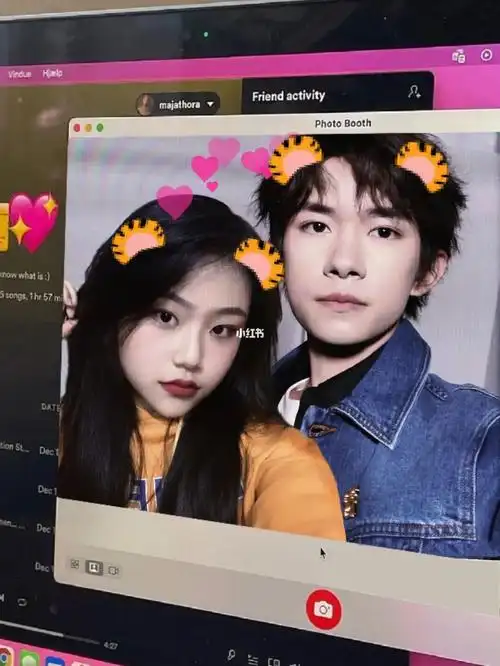 和易烊千玺合照啦