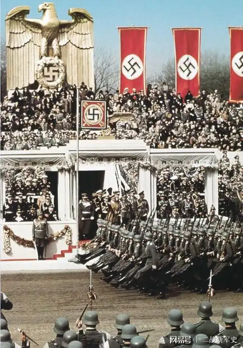 80年前巅峰德军大阅兵罕见全高清彩照为希特勒庆生