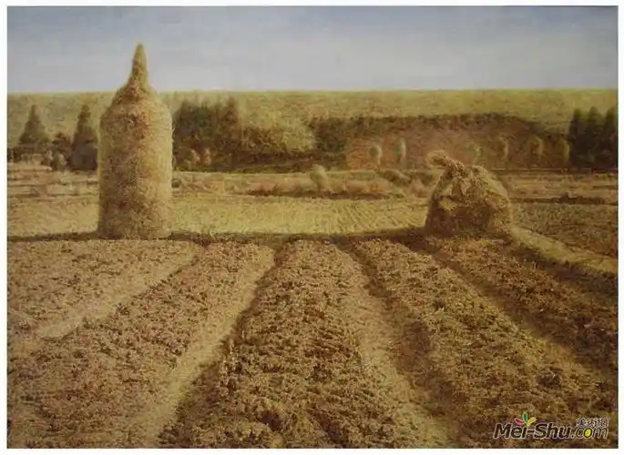 《温暖的土地》入选"上海朱家角国际水彩画双年展"3,2010年作品