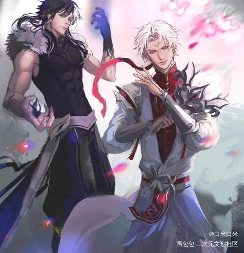 王者荣耀亮懿司马懿诸葛亮厚涂同人绘画作品