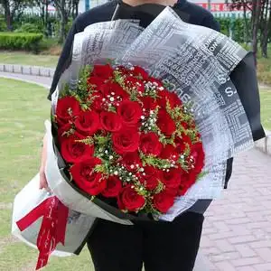 真玫瑰花一束图片