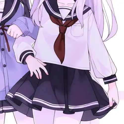 动漫闺蜜头像:要问姐妹做多久,心跳多久就多久