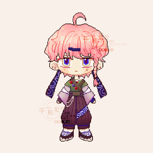 【像素画】像素q版小人