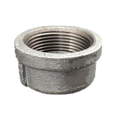 管帽镀锌内丝堵头玛钢堵帽50铸铁管道管堵内螺纹连接防漏闷盖堵盖15寸