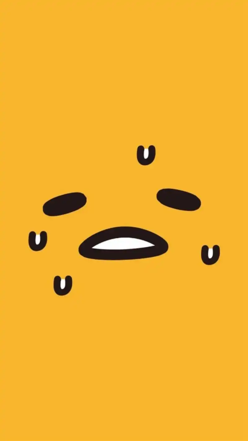 可爱的懒蛋蛋表情高清手机壁纸