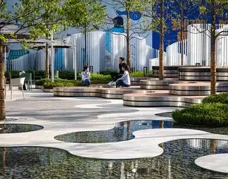 革命雕塑小品 雕塑小品su模型id: 1539696无现代圆形树阵广场su模