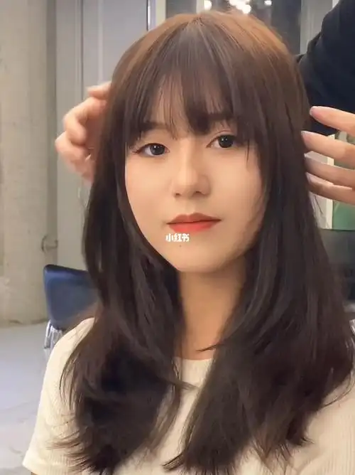 秋冬季限定款减龄长发发型扎披瘦脸