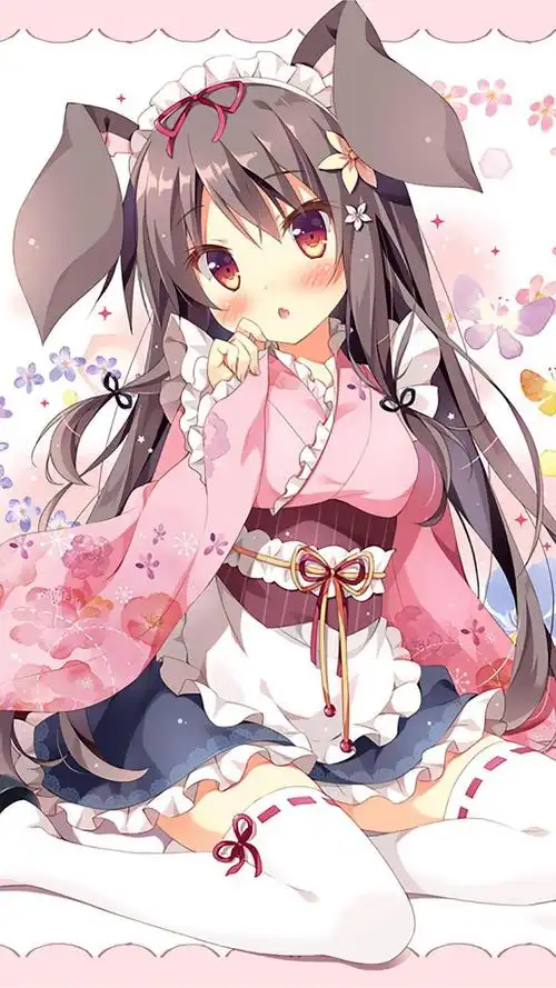 可爱二次元萌妹