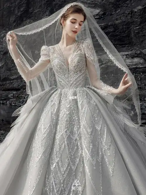 超级仙奢重工女王婚纱92巴洛克宫廷风主婚纱