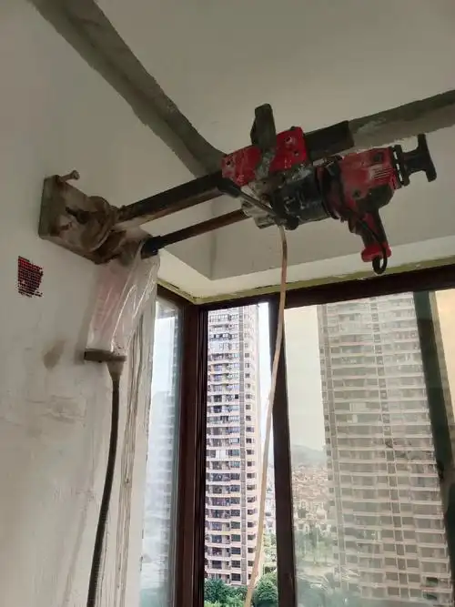 施工现场实拍 #专业水钻打孔 ,日复一日,年复一年,每日都 - 抖音