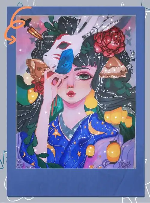 马克笔水彩画作|纯艺术|绘画|樊樊不吃香菜_临摹作品-站酷(zcool)