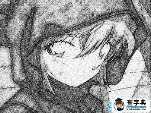 铅笔画人物漫画素描-我是不是很酷呢