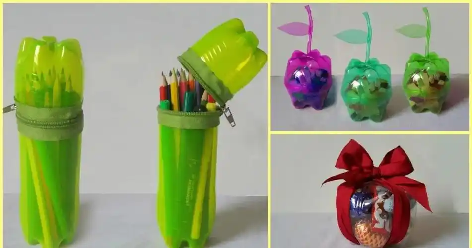 塑料瓶饮料瓶改造大全,适合亲子手工,手工课作业,一看就会