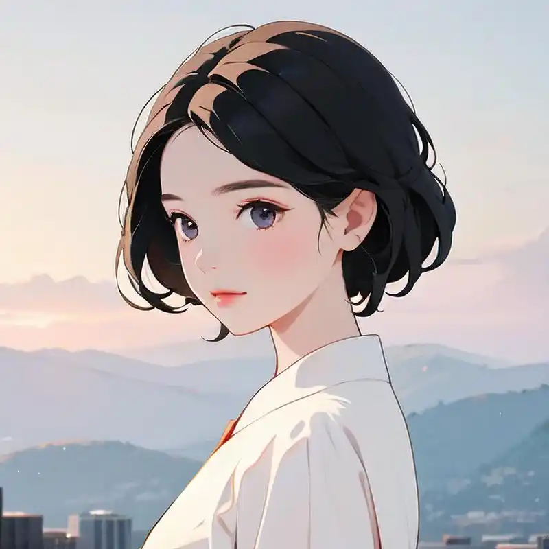 短发头像女生💇‍♀️高冷侧脸✨