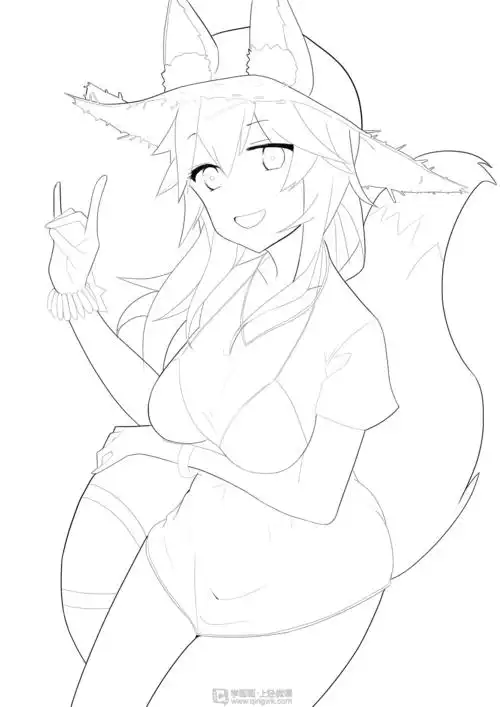 作业:动漫初学者绘画学习之线条的长短与疏密画法训练 - 珂学家