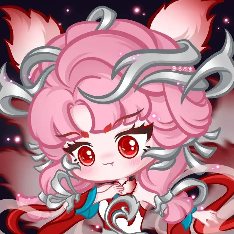 妲己 青丘九尾狐 王者荣耀头像 喜欢绝美小狐狸吗 07二改07商用