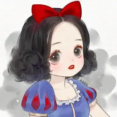 【微博:-kzkz-/侵删】白雪公主q版头像