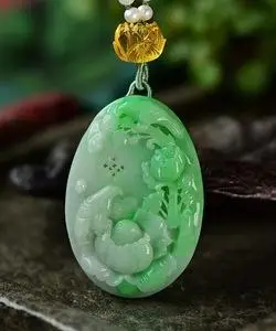 【镂空雕刻翡翠吊坠图片】镂空雕刻翡翠吊坠图片大全_好便宜网